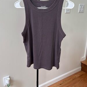Old Navy Gray Muscle Tee Sleeveless Top